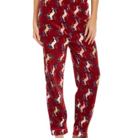 NWT Unicorn Fleece Pajama Bottoms - Medium - Picture 3 of 4